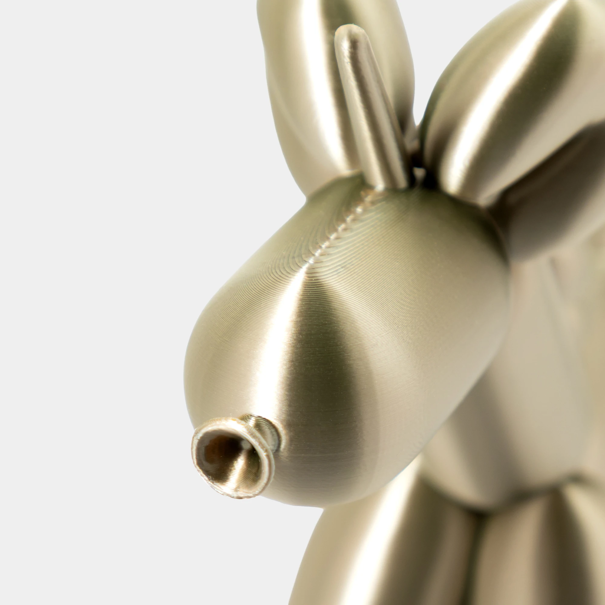 הדפסת תלת מימד של בלון בצורת חד קרן בצבע זהב